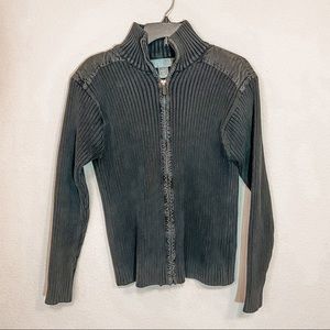 Oscar de la Renta Ribbed Sweater